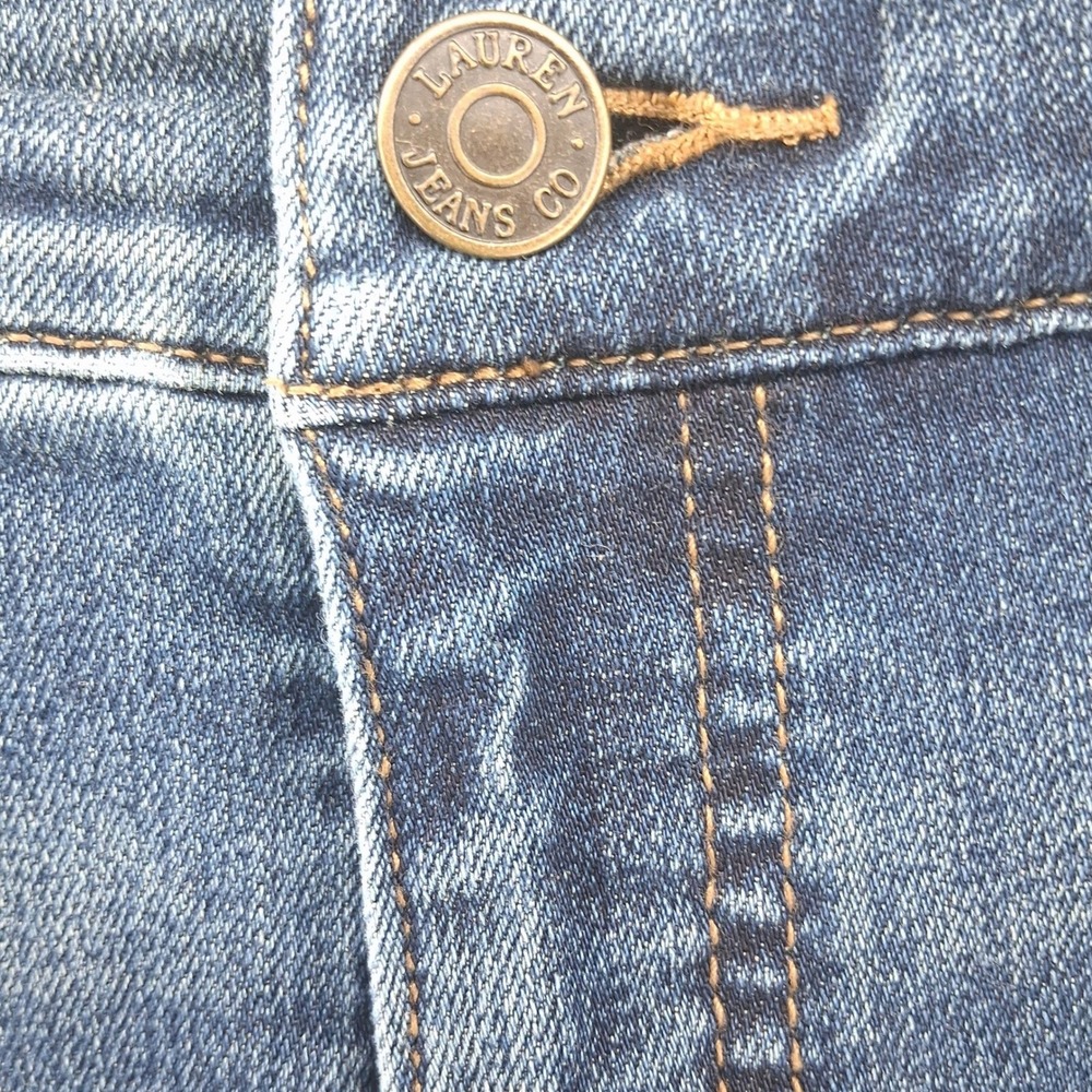 Lauren Ralph Lauren 18W Straight Leg Jeans Stretch Denim Classic Fit Plus Size - Picture 5 of 14
